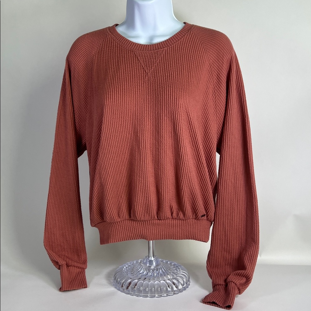 Hollister Boyfriend waffle knit long sleeve T-shirt